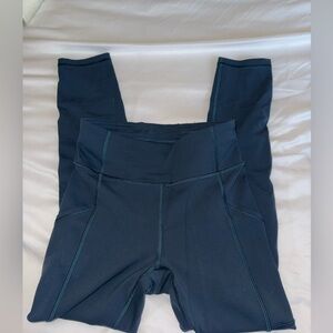 Lululemon invigorate leggings 25in blue